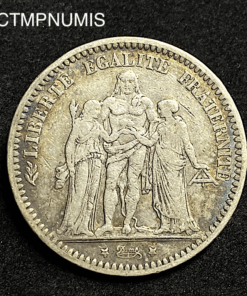 ,MONNAIE,5,FRANCS,ARGENT,HERCULE,1871,K,BORDEAUX,