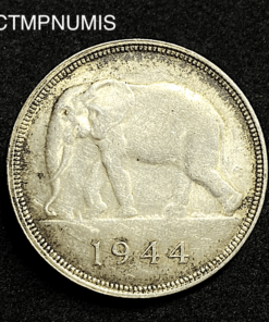 ,MONNAIE,CONGO,BELGE,50,FRANCS,ARGENT,1844,SUP,