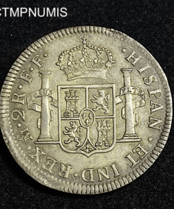 ,MONNAIE,MEXIQUE,2,REALES,ARGENT,1782,MEXICO,