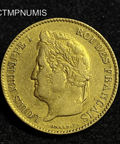 ,MONNAIE,40,FRANCS,OR,LOUIS,PHILIPPE,1834,L,BAYONNE,