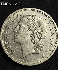 ,MONNAIE,5,FRANCS,LAVRILLIER,1936,