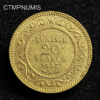 ,MONNAIE,TUNISIE,COLONIE,20,FRANCS,OR,1897,