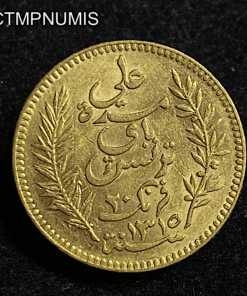 ,MONNAIE,TUNISIE,COLONIE,20,FRANCS,OR,1897,