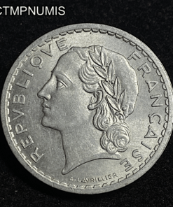 ,MONNAIE,5,FRANCS,LAVRILLIER,1945,C,CASTEL,