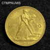 ,MONNAIE,ITALIE,20,LIRE,OR,1912,