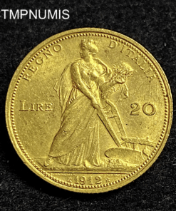 ,MONNAIE,ITALIE,20,LIRE,OR,1912,
