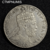 ,MONNAIE,ETHIOPIE,1,BIRR,ARGENT,MENELIK,1889,