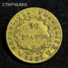 ,MONNAIE,20,FRANCS,OR,NAPOLEON,18606,U,TURIN,