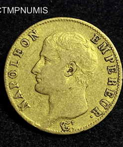 ,MONNAIE,20,FRANCS,OR,NAPOLEON,18606,U,TURIN,