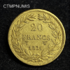 ,MONNAIE,20,FRANCS,OR,LOUIS,PHILIPPE,1831,W,LILLE,
