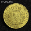 ,MONNAIE,20,FRANCS,OR,LOUIS,XVIII,1815,L,BAYONNE,