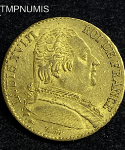 ,MONNAIE,20,FRANCS,OR,LOUIS,XVIII,1815,L,BAYONNE,