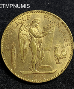 ,MONNAIE,100,FRANCS,OR,GENIE,1911,