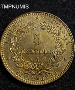 ,5,CENTIMES,CERES,1891,PARIS,SUP,