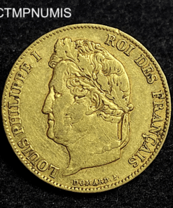 ,MONNAIE,20,FRANCS,LOUIS,PHILIPPE,1841,