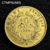 ,MONNAIE,10,FRANCS,OR,NAPOLEON,1863,BB,STRASBOURG,