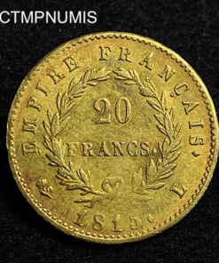 ,MONNAIE,20,FRANCS,OR,NAPOLEON,CENTS,JOURS,1815,L,BAYONNE,