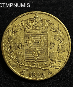 ,MONNAIE,20,FRANCS,OR,CHARLES,X,1825,