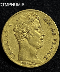,MONNAIE,20,FRANCS,OR,CHARLES,X,1825,