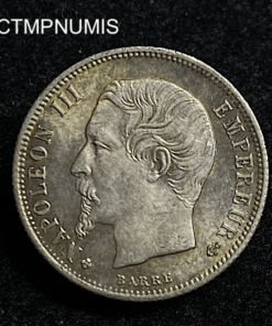 ,MONNAIE,50,CENTIMES,NAPOLEON,1860,BB,STRASBOURG,SUP,