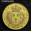 ,MONNAIE,20,FRANCS,OR,LOUIS,XVIII,1815,
