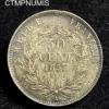 ,MONNAIE,50,CENTIMES,ARGENT,NAPOLEON,1857,SPL,