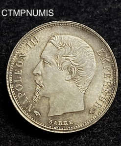 ,MONNAIE,50,CENTIMES,ARGENT,NAPOLEON,1857,SPL,