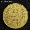 ,MONNAIE,BELGIQUE,20,FRANCS,OR,1865