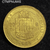 ,MONNAIE,HONGRIE,20,FRANCS,8,FORINT,OR,1880,