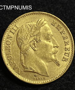 ,MONNAIE,20,FRANCS,OR,NAPOLEON,1870,PARIS,
