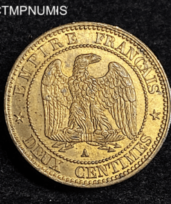 ,MONNAIE,2,CENTIMES,NAPOLEON,1855,MAIN,