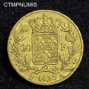 ,MONNAIE,20,FRANCS,OR,LOUIS,XVIII,1820,