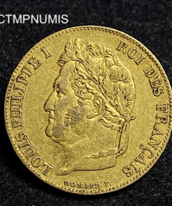 ,MONNAIE,20,FRANCS,OR,LOUIS,PHILIPPE,1846,