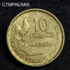 ,MONNAIE,10,FRANCS,GUIRAUD,1954,SUP,