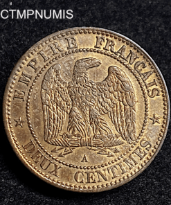 ,MONNAIE,2,CENTIMES,NAPOLEON,1854,