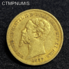 ,MONNAIE,ITALIE,20,LIRE,OR,1857,TURIN,