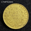 ,MONNAIE,20,FRANCS,OR,NAPOLEON,1855,D,LYON,