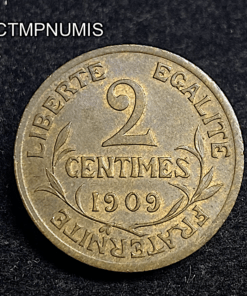 ,MONNAIE,2,CENTIMES,DUPUIS,1909,