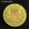 ,MONNAIE,20,FRANCS,OR,LOUIS,XVIII,1817,W,LILLE,