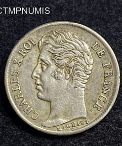 ,MONNAIE,1/2,FRANC,ARGENT,CHARLES,X,1828,SUP,