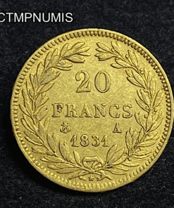 ,MONNAIE,20,FRANCS,OR,LOUIS,PHILIPPE,1831,