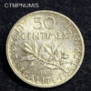 ,MONNAIE,50,CENTIMES,ARGENT,SEMEUSE,1897,