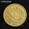 ,MONNAIE,SUISSE,20,FRANCS,OR,VRENELI,1904,