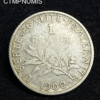 ,MONNAIE,1,FRANC,ARGENT,SEMEUSE,1900,