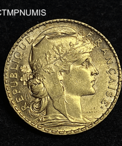 ,MONNAIE,20,FRANCS,OR,COQ,1899,