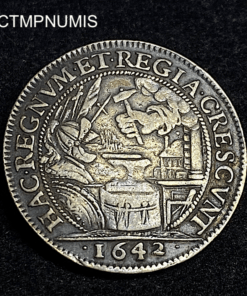 ,JETON,ARGENT,LOUIS,XIII,ORDINAIRE,GUERRES,1642,