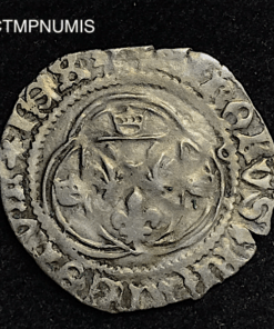 ,MONNAIE,CHARLES,VIII,PETIT,BLANC,ARGENT,TOULOUSE,