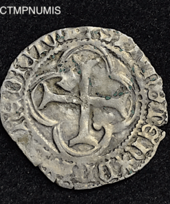 ,MONNAIE,CHARLES,VIII,PETIT,BLANC,ARGENT,TOULOUSE,