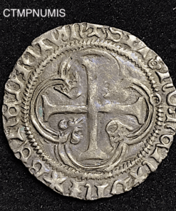 ,MONNAIE,ROYALE,CHARLES,VIII,BLANC,ARGENT,TOULOUSE,