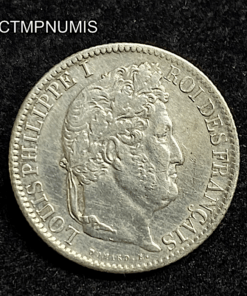 ,MONNAIE,1/2,FRANC,ARGENT,LOUIS,PHILIPPE,1837,ROUEN,